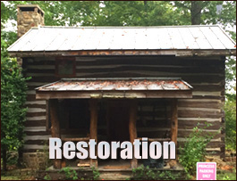 Historic Log Cabin Restoration  Coffee County, Georgia